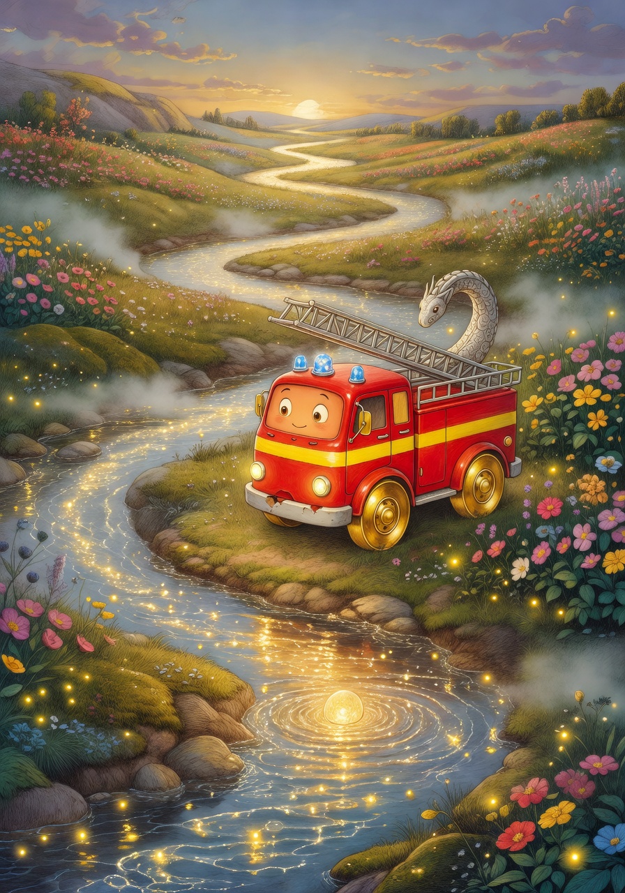 Illustration for scene 9: The River Remembers