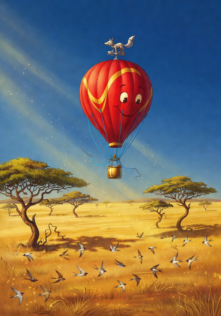 Cover illustration for Mosi and the Whispering Wind