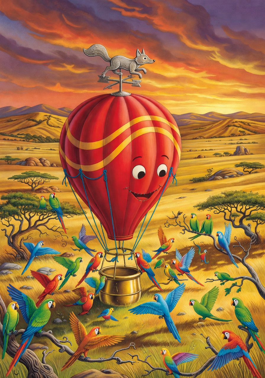 Illustration for scene 11: Safe Landing