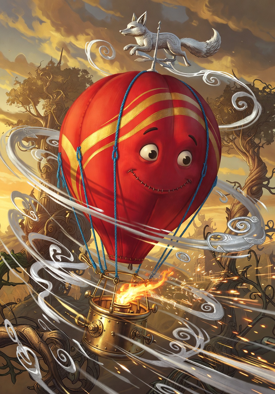 Illustration for scene 2: The Peculiar Gust
