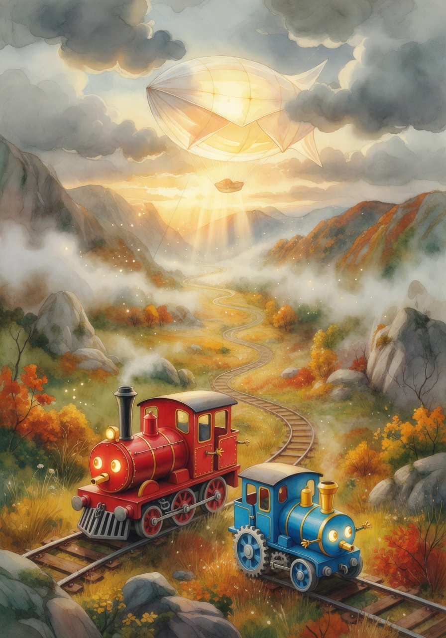 Cover illustration for The Whispering Sprockets