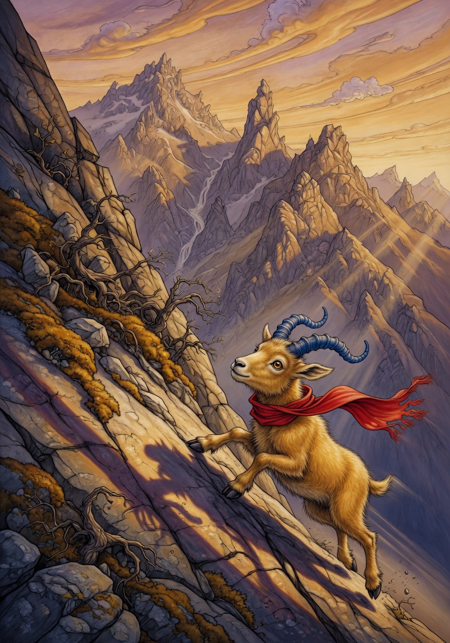 Illustration for scene 3: First Slip