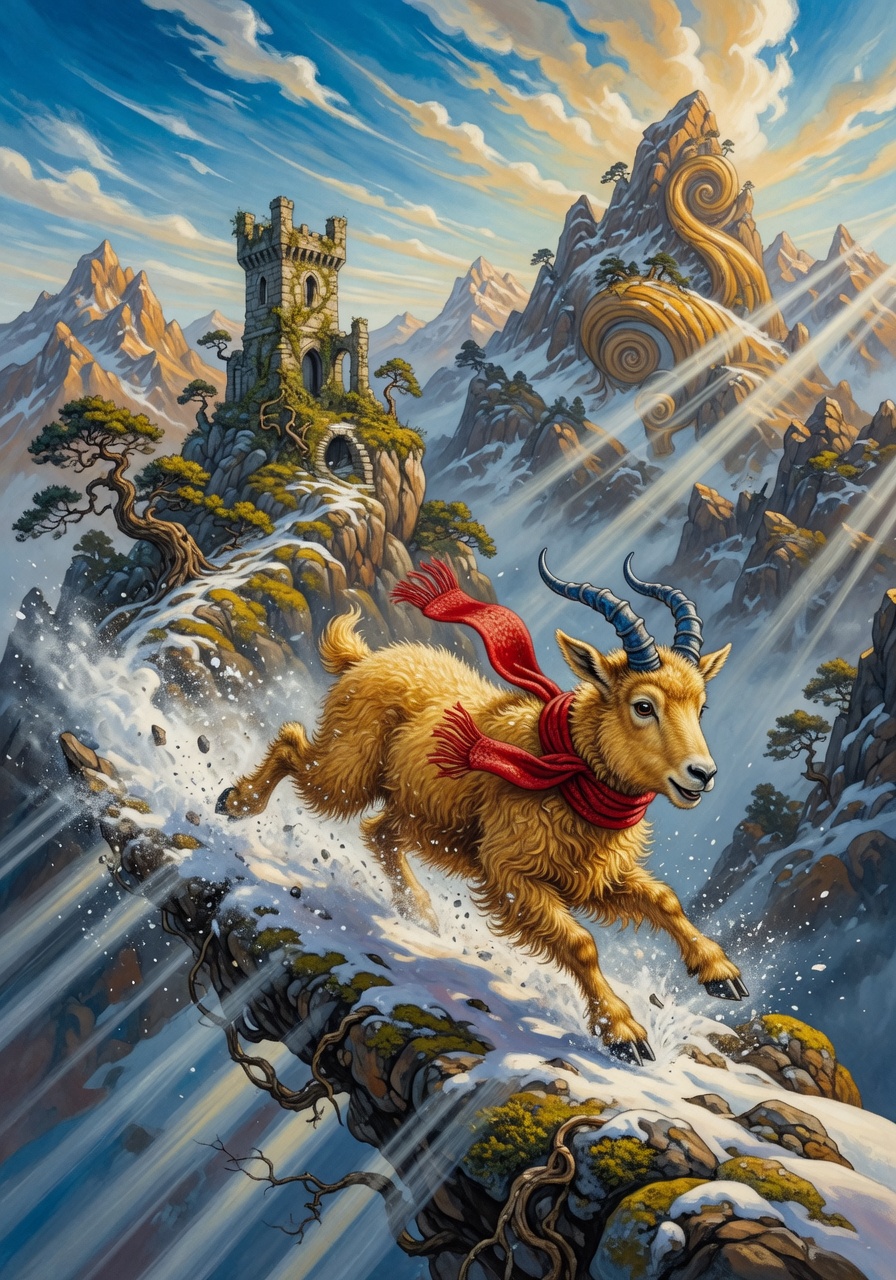 Illustration for scene 5: The Avalanche Tease