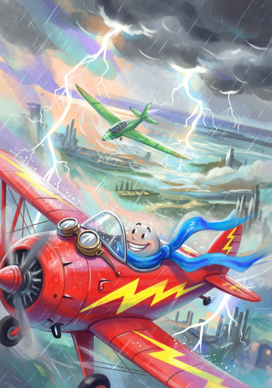 Illustration for scene 5: The Storm's Betrayal