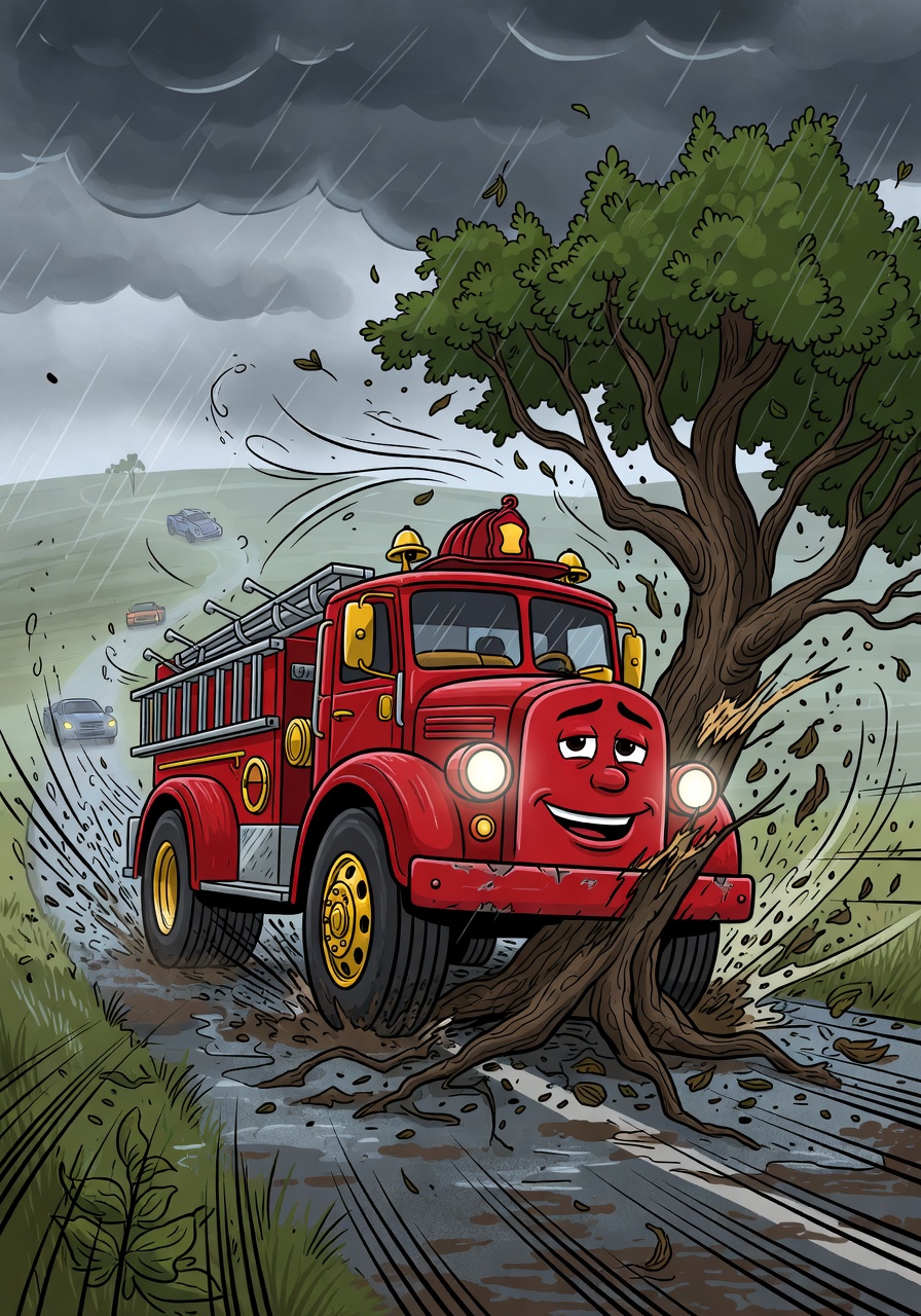 Cover illustration for The Magnificent Rescue of Old Oakley