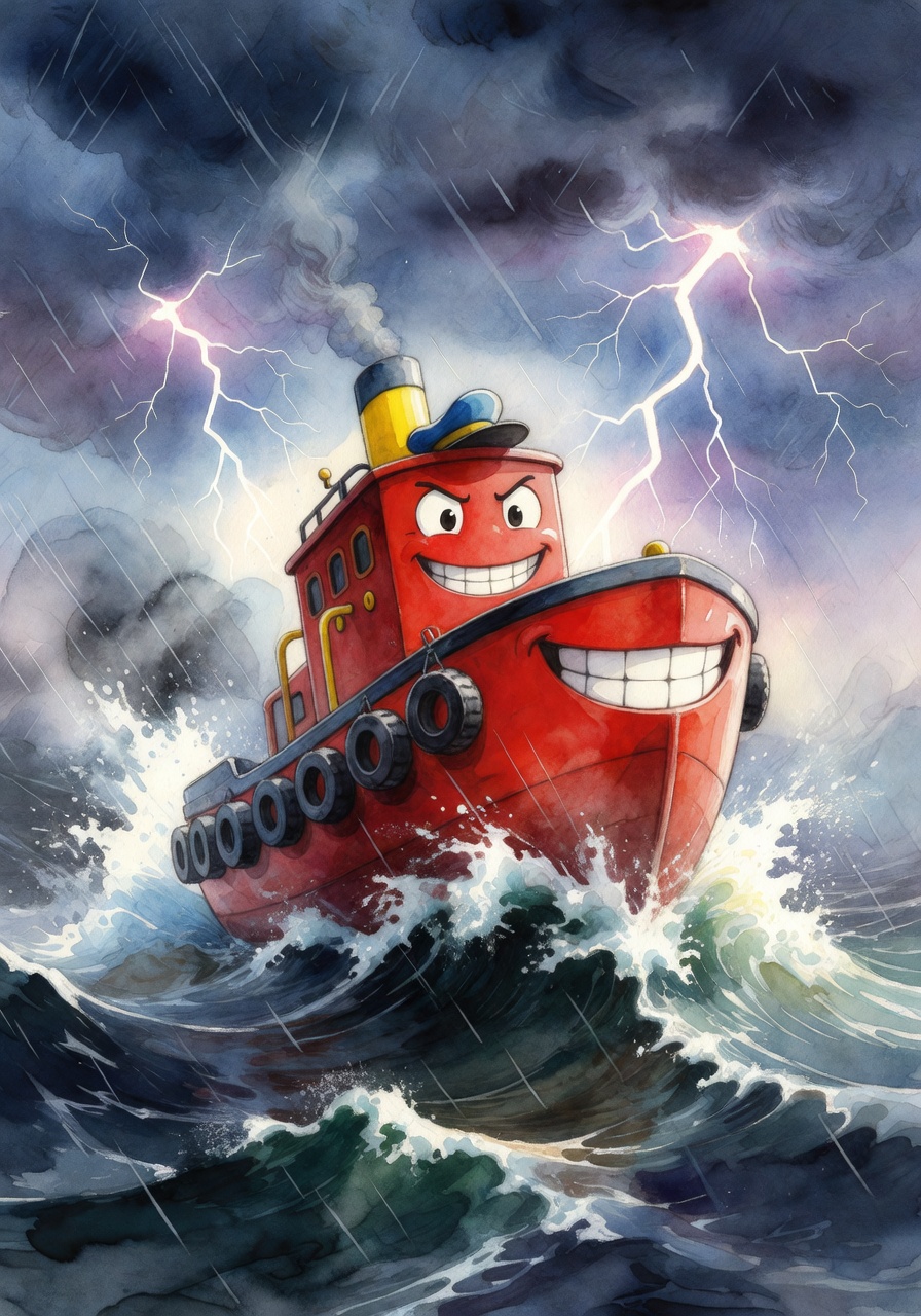 Illustration for scene 4: The Monster's Final Attack