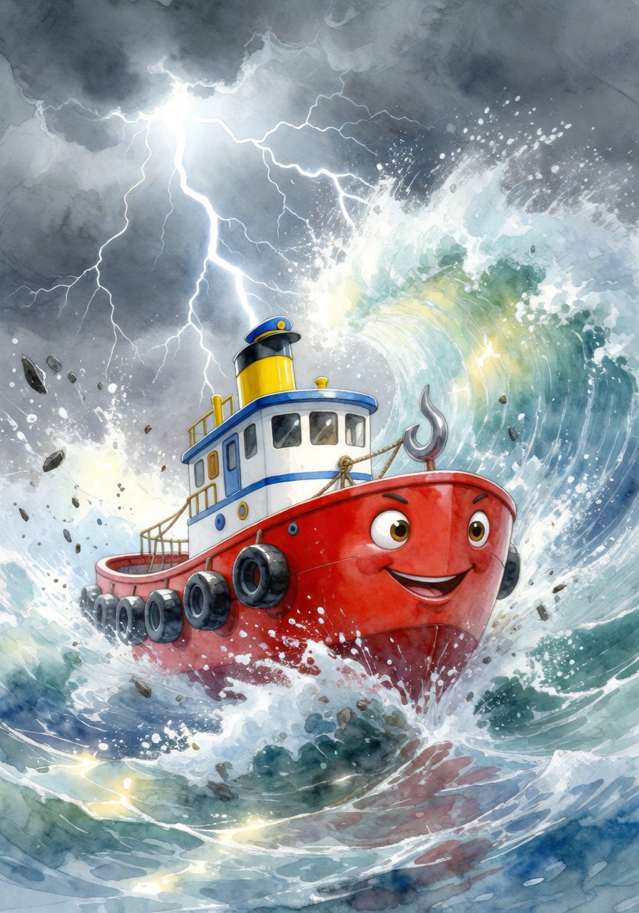 Illustration for scene 3: The Mighty Charge