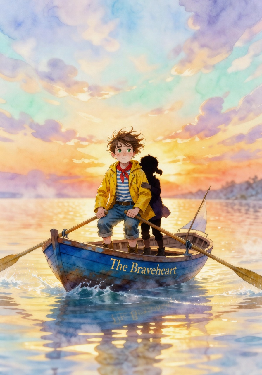 Illustration for scene 5: Together They Triumph