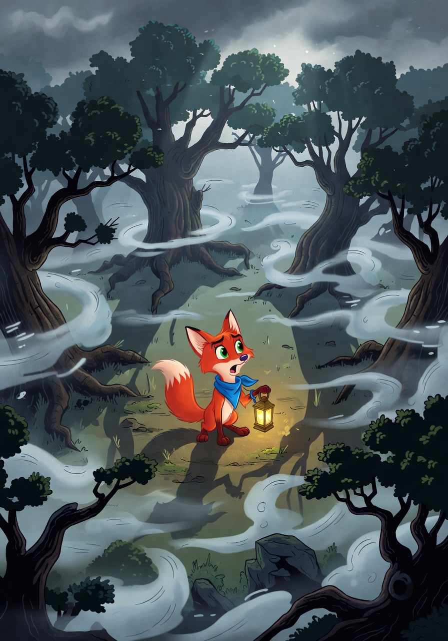Cover illustration for Hana and the Vanished Shadows