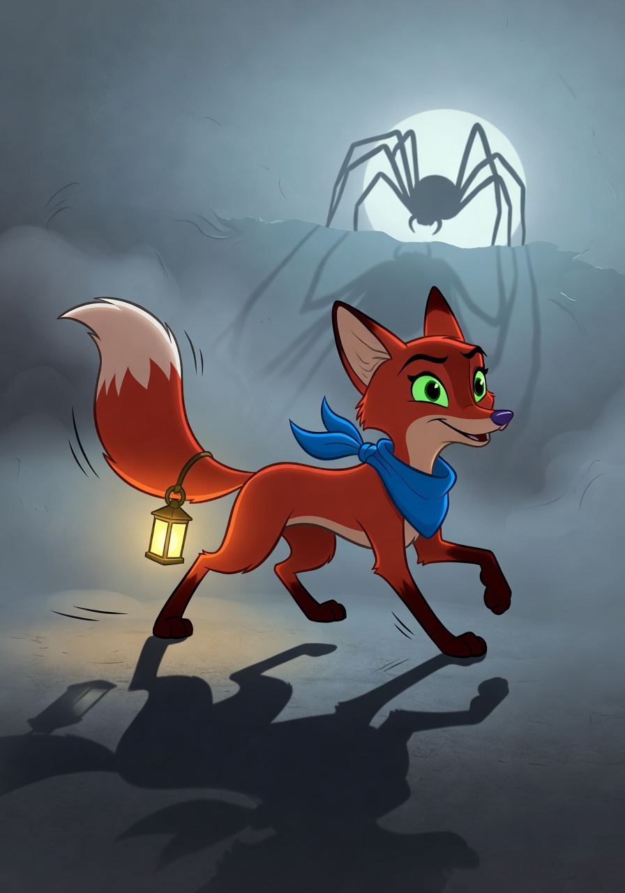 Illustration for scene 5: The Spider's Confession