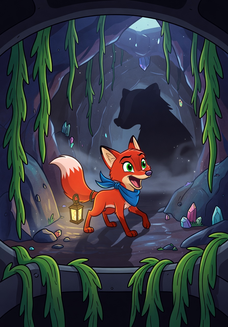 Illustration for scene 6: The Hidden Path